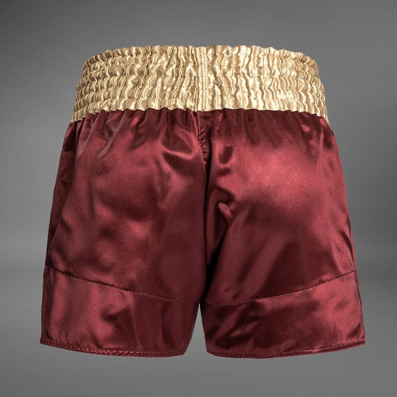 Pánské tréninkové kraťasy Venum Classic Muay Thai burgundy/gold/white 2