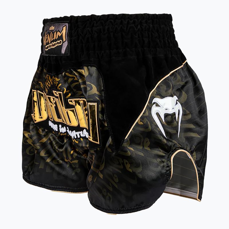 Trekové  šortky Venum Attack Muay Thai black/gold 5