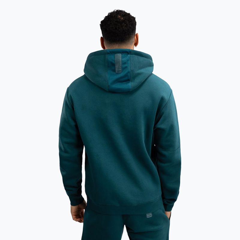 Pánská mikina Venum Silent Power Hoodie paon green 2