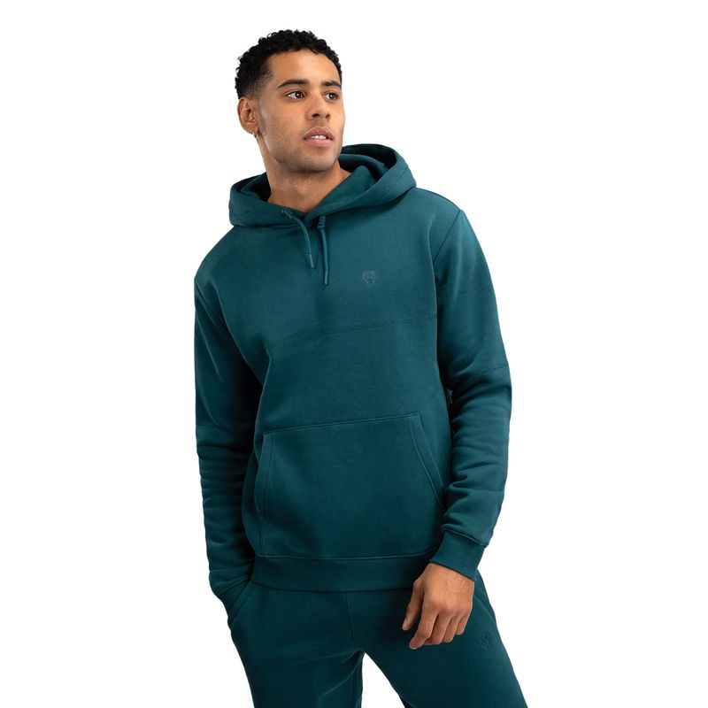 Pánská mikina Venum Silent Power Hoodie paon green 3