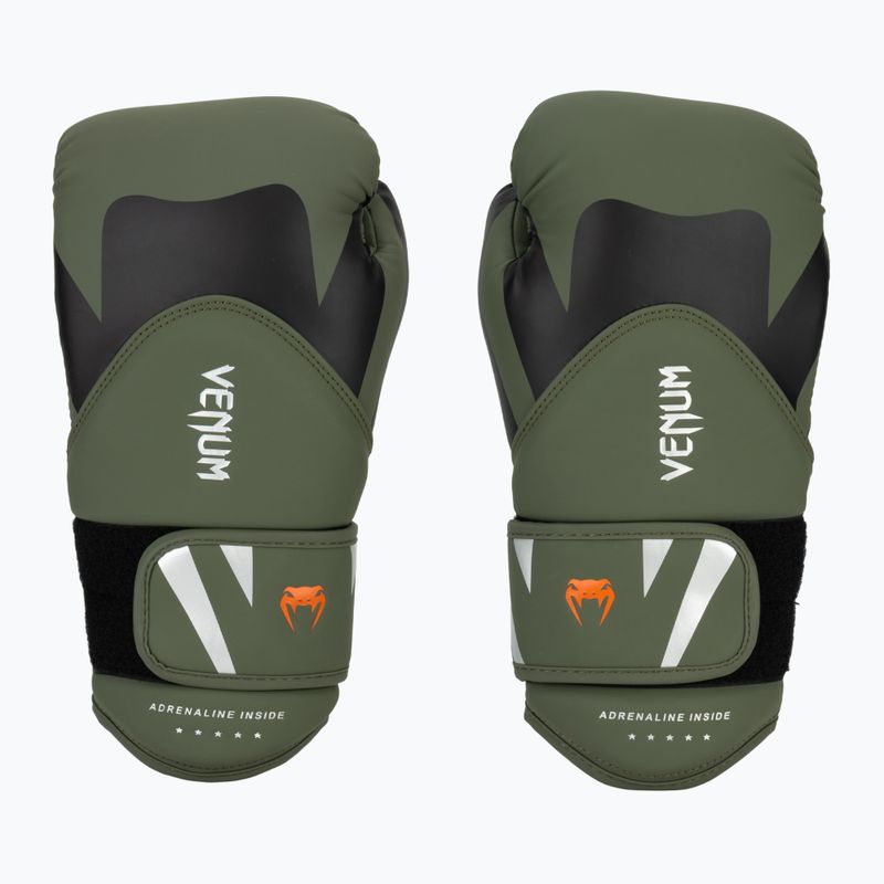 Pánské boxerské rukavice Venum Challenger 4.0 black/khaki 2
