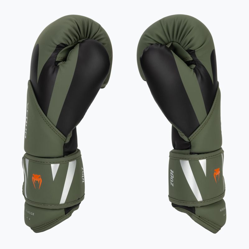 Pánské boxerské rukavice Venum Challenger 4.0 black/khaki 4