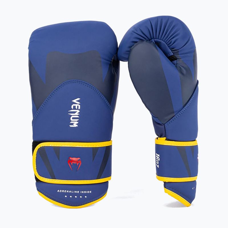 Pánské boxerské rukavice Venum Challenger 4.0 blue/yellow 3