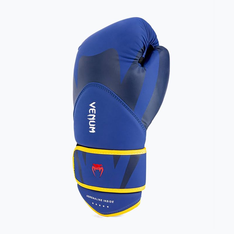 Pánské boxerské rukavice Venum Challenger 4.0 blue/yellow 4