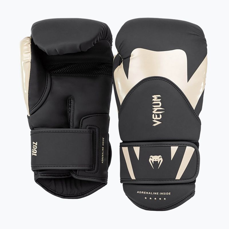 Pánské boxerské rukavice Venum Challenger 4.0 black/beige