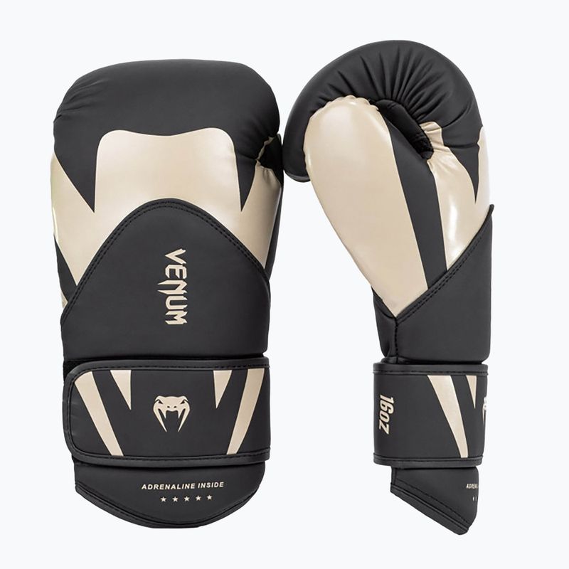 Pánské boxerské rukavice Venum Challenger 4.0 black/beige 3