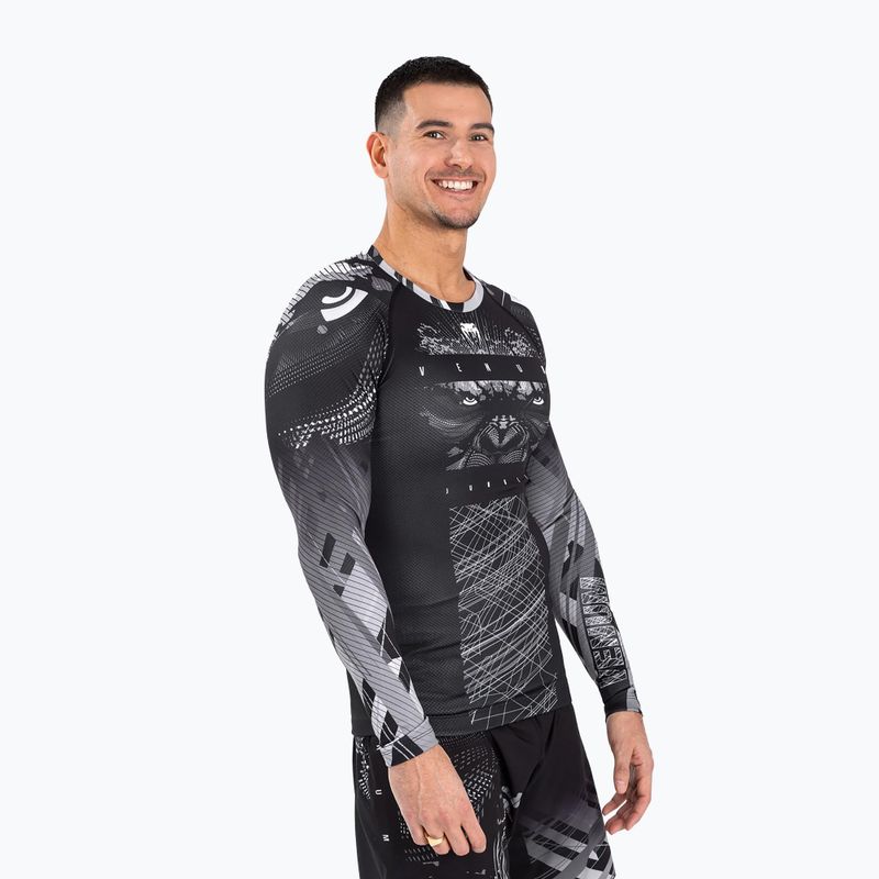 Rashguard pánský Venum Gorilla Jungle Rashguard black/white 2