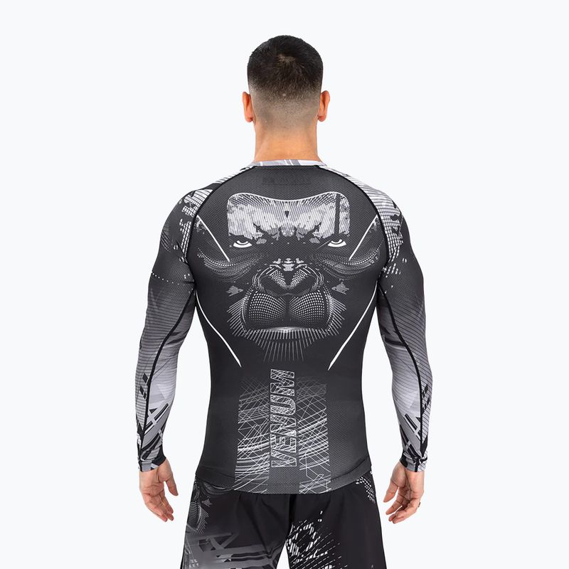 Rashguard pánský Venum Gorilla Jungle Rashguard black/white 3