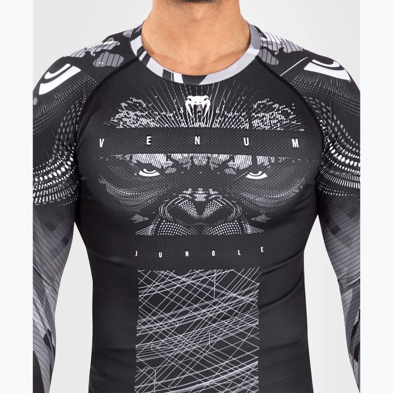 Rashguard pánský Venum Gorilla Jungle Rashguard black/white 4