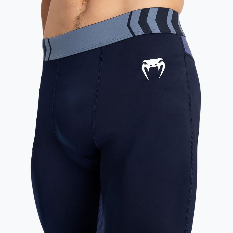 Pánské tréninkové legíny Venum Tempest Spats navy blue 4