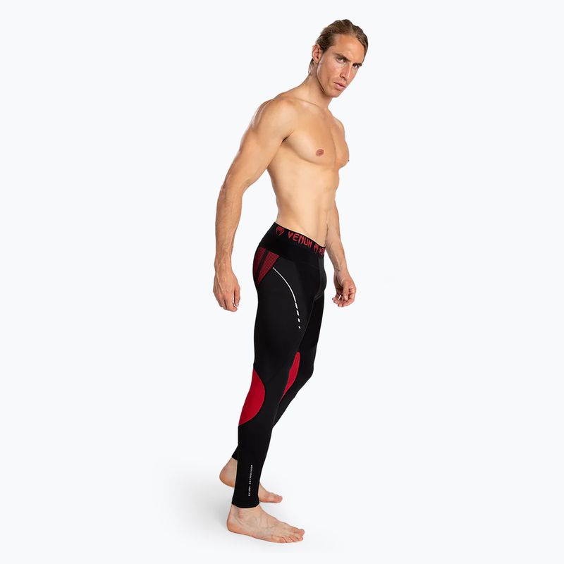 Venum pánské legíny Adrenaline Spats black/red 2