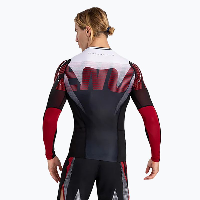 Pánský chránič Venum Adrenaline Rashguard black/red Longsleeve 3