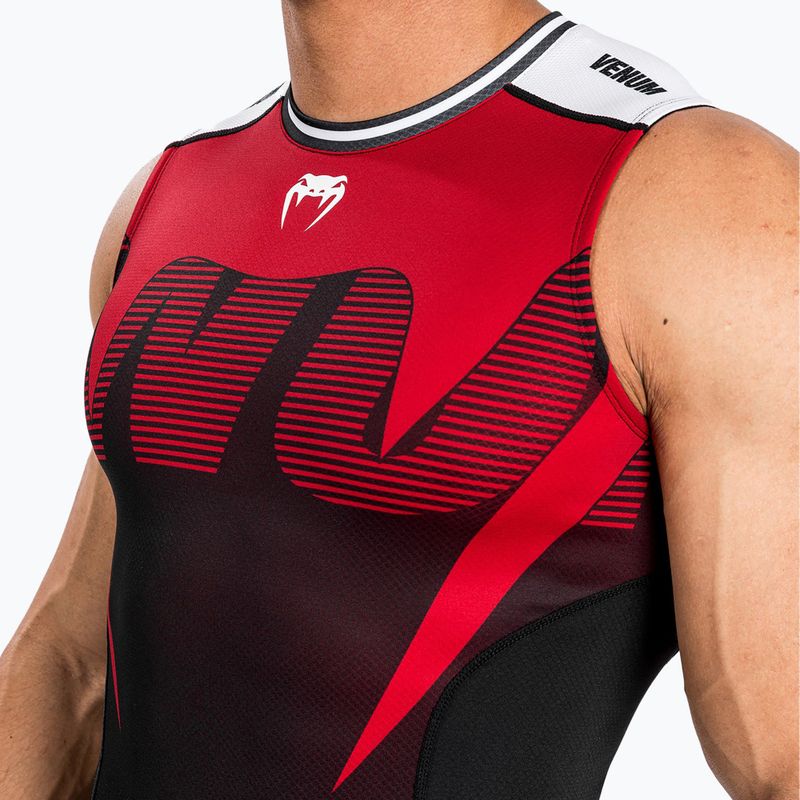 Pánské tílko Venum Adrenaline Rashguard black/red 5