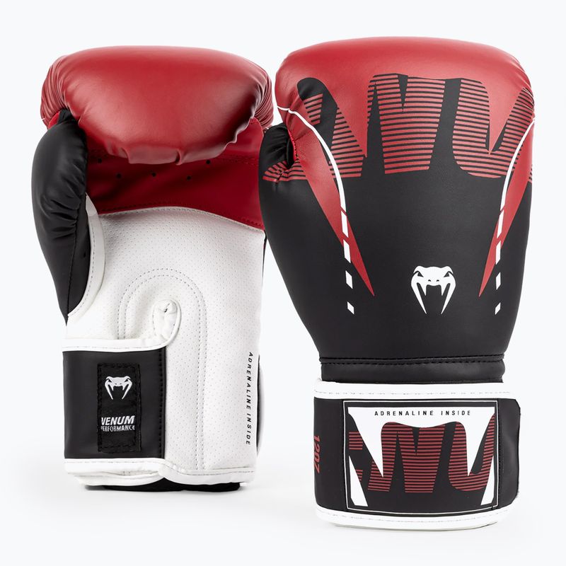 Venum Adrenaline Boxerské rukavice černá/červená 3