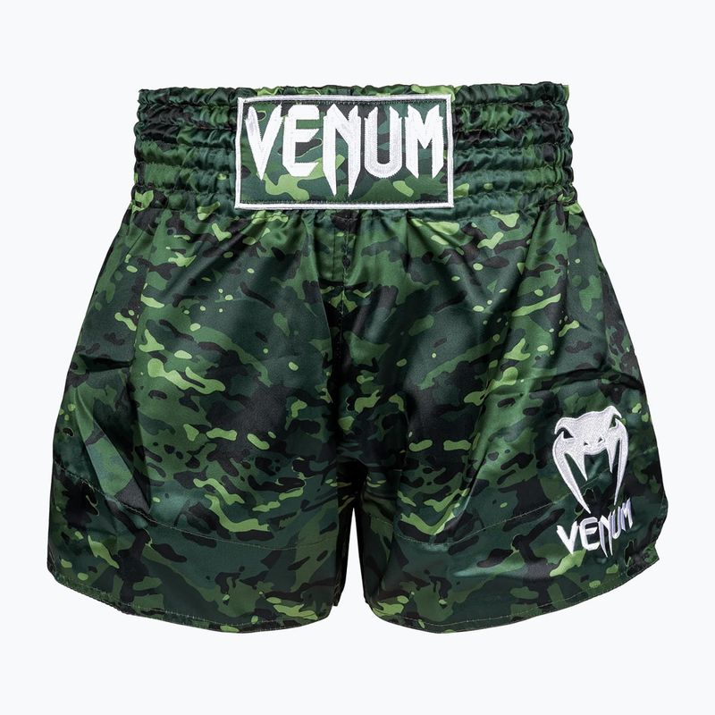 Pánské tréninkové šortky Venum Classic Muay Thai black/forest camo