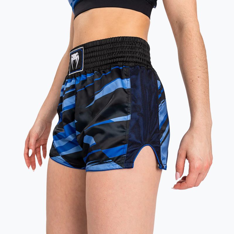 Dámské tréninkové šortky Venum Abyss Muay Thai shadow blue 6
