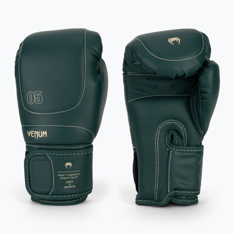 Pánské boxerské rukavice Venum Impact Evo 16 OZ emerald green