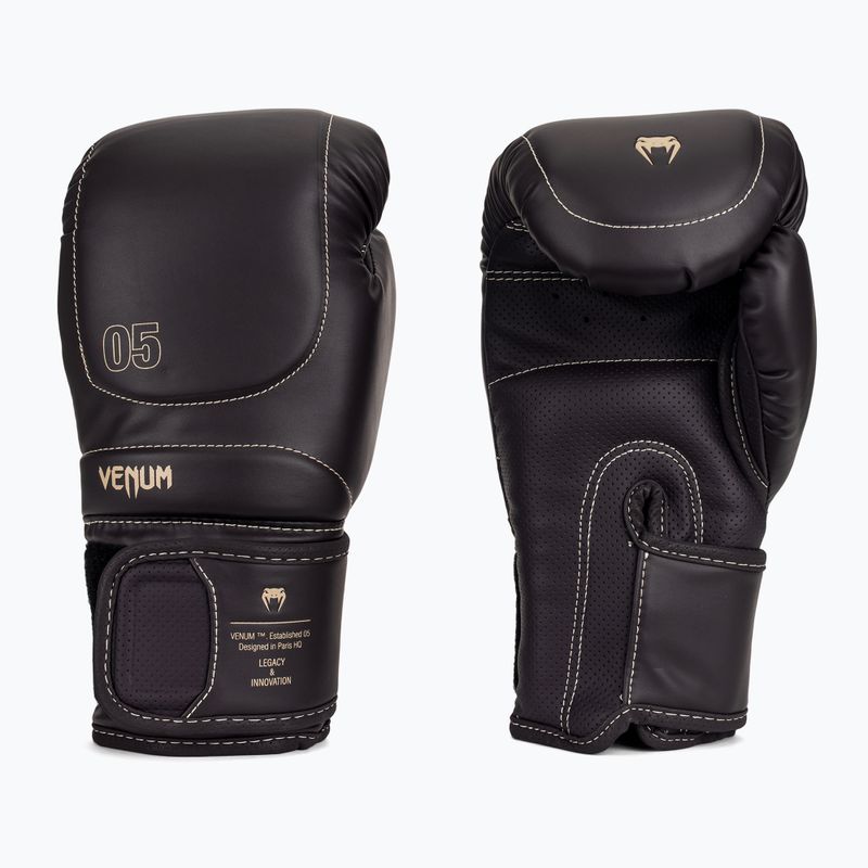 Pánské boxerské rukavice Venum Impact Evo 14 OZ chocolate