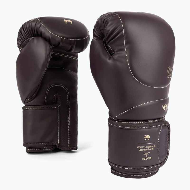 Pánské boxerské rukavice Venum Impact Evo 14 OZ chocolate 2