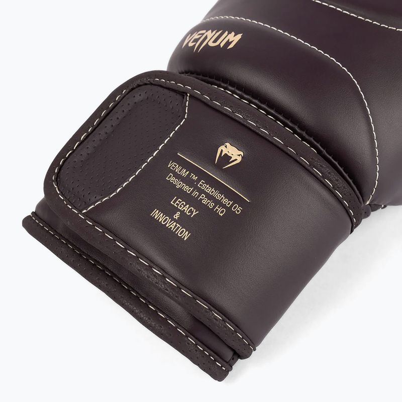 Pánské boxerské rukavice Venum Impact Evo 14 OZ chocolate 5