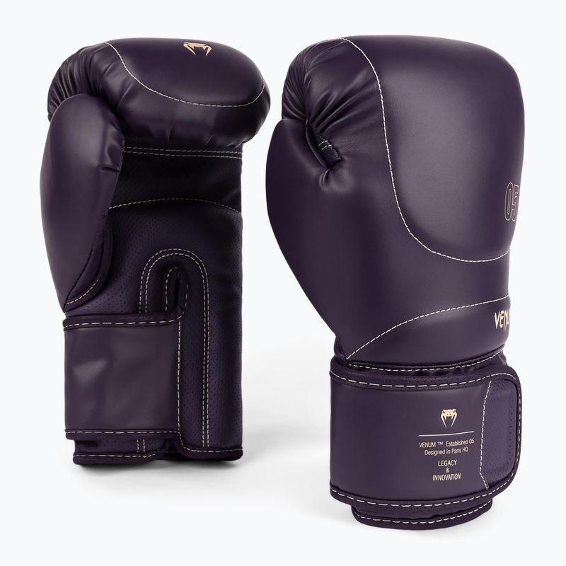 Pánské boxerské rukavice Venum Impact Evo deep purple 3