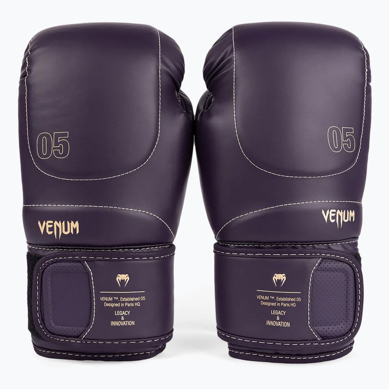 Pánské boxerské rukavice Venum Impact Evo deep purple 4
