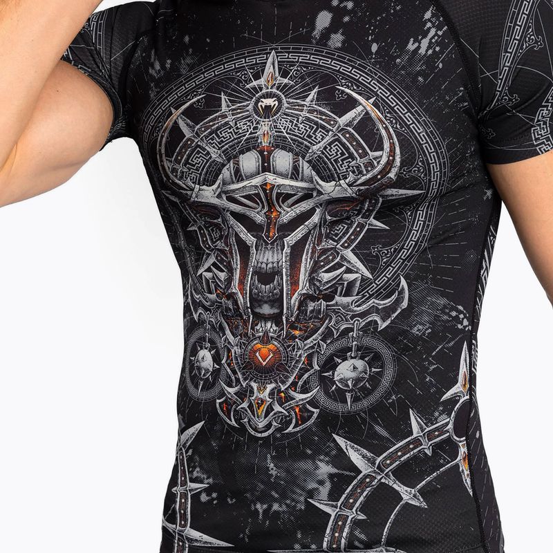 Pánské tílko rashguard  Venum Gladiator 5.0 Men'S Short Sleeve Rashguard black/silver 4