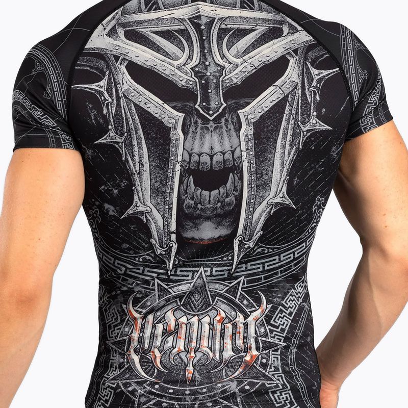 Pánské tílko rashguard  Venum Gladiator 5.0 Men'S Short Sleeve Rashguard black/silver 5