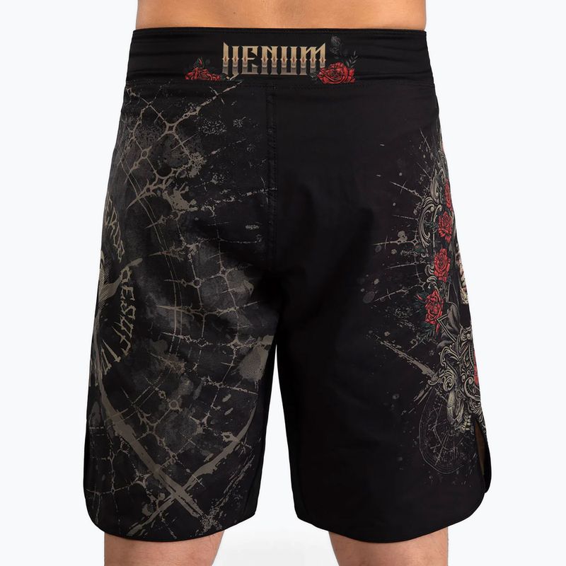 Pánské šortky  Venum Santa Muerte 5.0 Men’S Fight Shorts deep black/gold 3