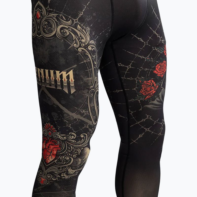 Pánské tréninkové legíny Venum Santa Muerte 5.0 Men’s Spats deep black/gold 7