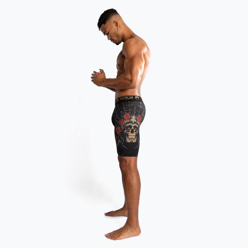 Pánské šortky  Venum Santa Muerte 5.0 Men’S Vale Tudo Shorts deep black/gold 4