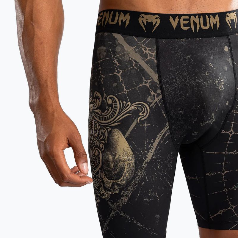 Pánské šortky  Venum Santa Muerte 5.0 Men’S Vale Tudo Shorts deep black/gold 5