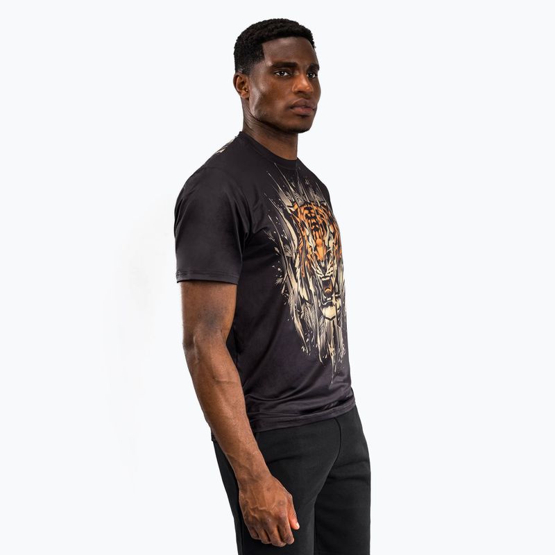 Pánské tričko Venum Tiger Dry Tech T-Shirt black/neon orange 3