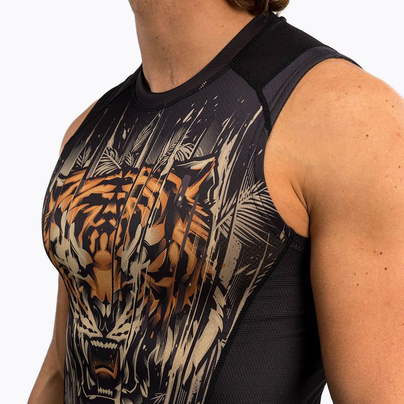 Pánské tílko rashguard Venum Tiger Men'S Sleeveless Rashguard black/neon orange 4