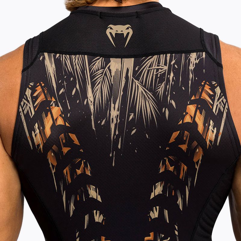 Pánské tílko rashguard Venum Tiger Men'S Sleeveless Rashguard black/neon orange 5