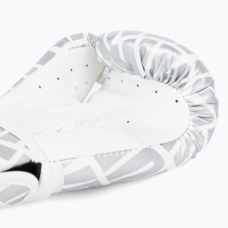 Dětské boxerské rukavice Venum Contender 1.5 XT Kids white/silver 4