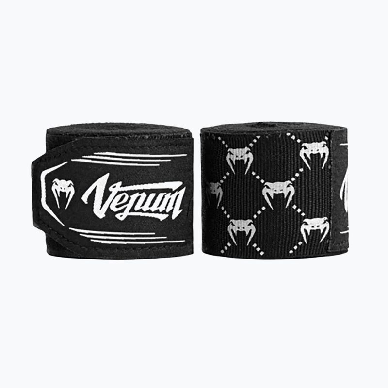 Boxerské bandáže Venum Hand Wraps black/white