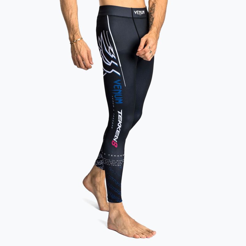 Pánské tréninkové legíny Venum X Tekken 8 - Jin Kazama Spats blue/black/white 4