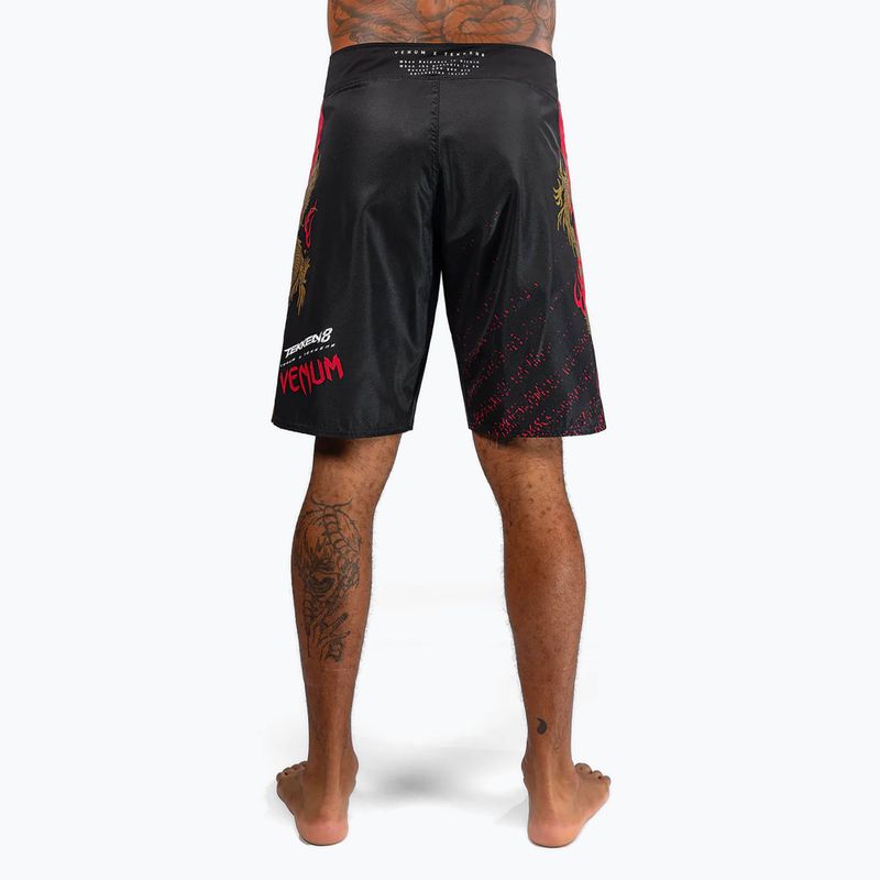 Pánské šortky Venum X Tekken 8 - Marshall Law Fight Shorts black/red/gold 2
