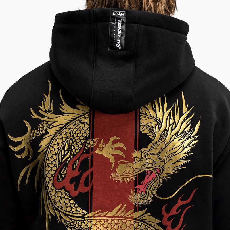 Pánská mikina Venum X Tekken 8 - Marshall Law Hoodie black/red/gold 7