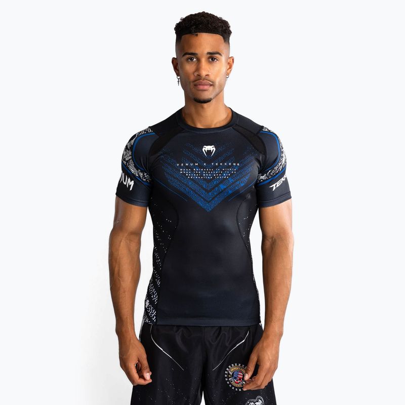 Pánské tílko rashguard  Venum X Tekken 8 - Paul Phoenix Rashguard black/blue 4