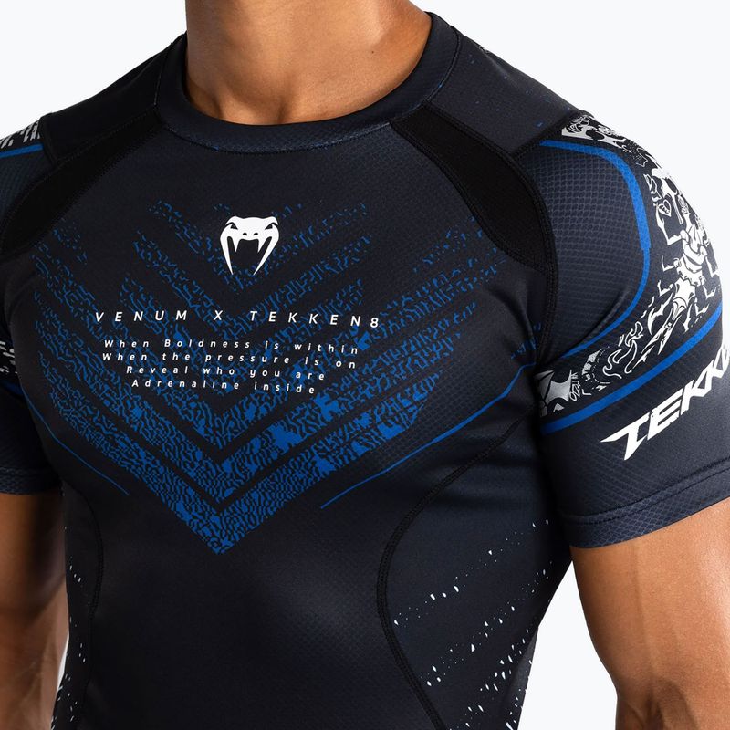 Pánské tílko rashguard  Venum X Tekken 8 - Paul Phoenix Rashguard black/blue 6