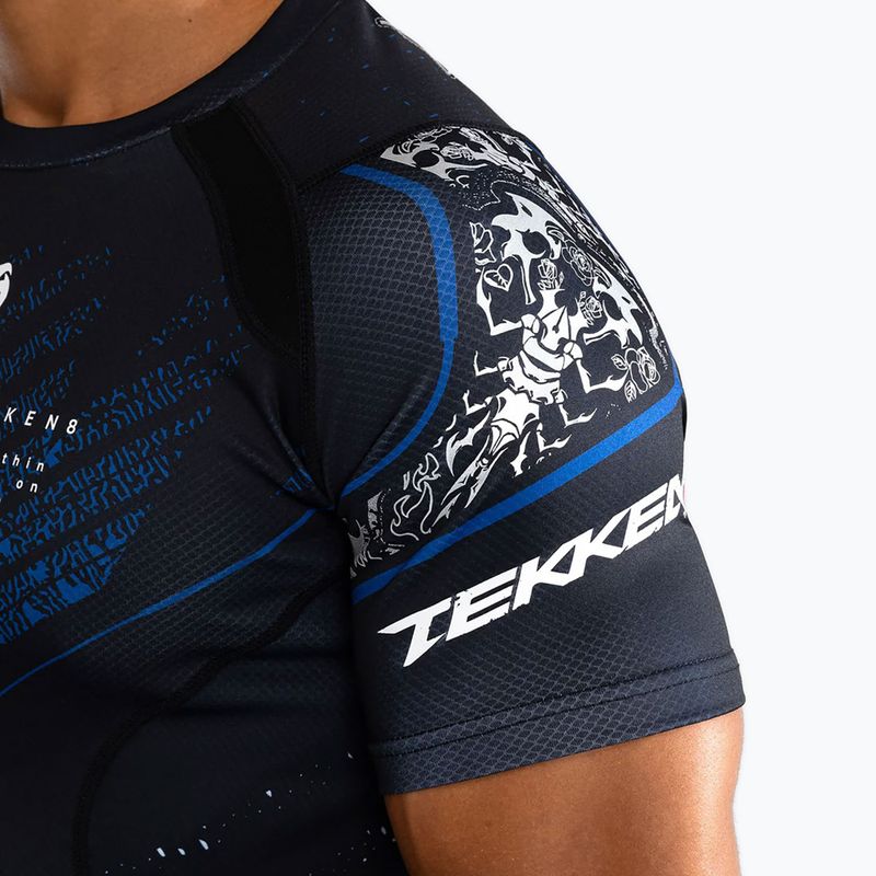 Pánské tílko rashguard  Venum X Tekken 8 - Paul Phoenix Rashguard black/blue 7