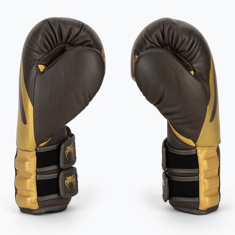 Boxerské rukavice Venum Reverso Boxing chocolate/gold 4