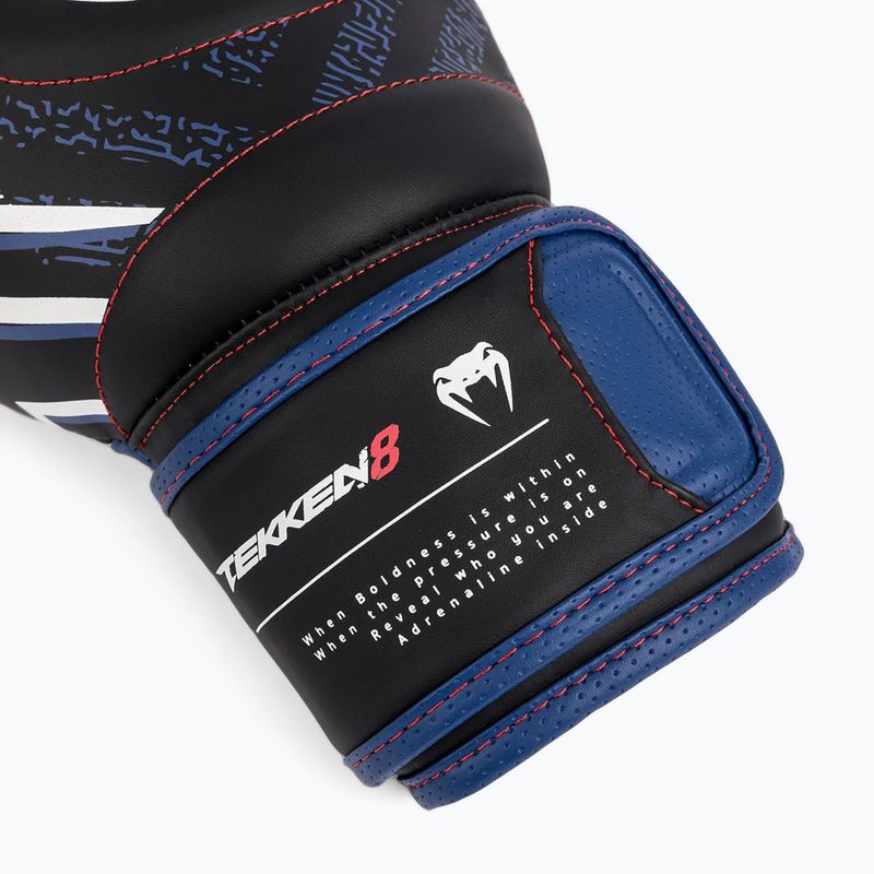 Boxerské rukavice Venum X Tekken 8 - Jin  Boxing Gloves blue/black/white 6