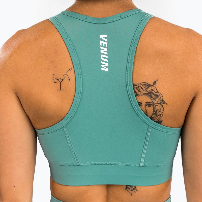 Tréninková podprsenka Venum Essential Medium Impact Sport aqua green 6