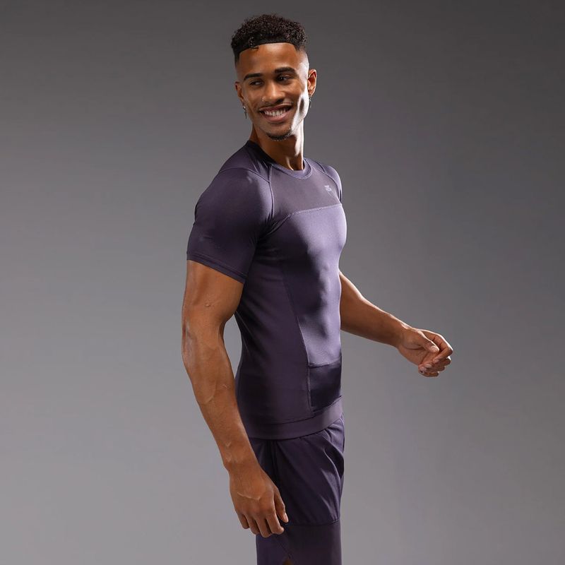 Pánský rashguard Venum G-Fit Air Rashguards tmavě fialový 3