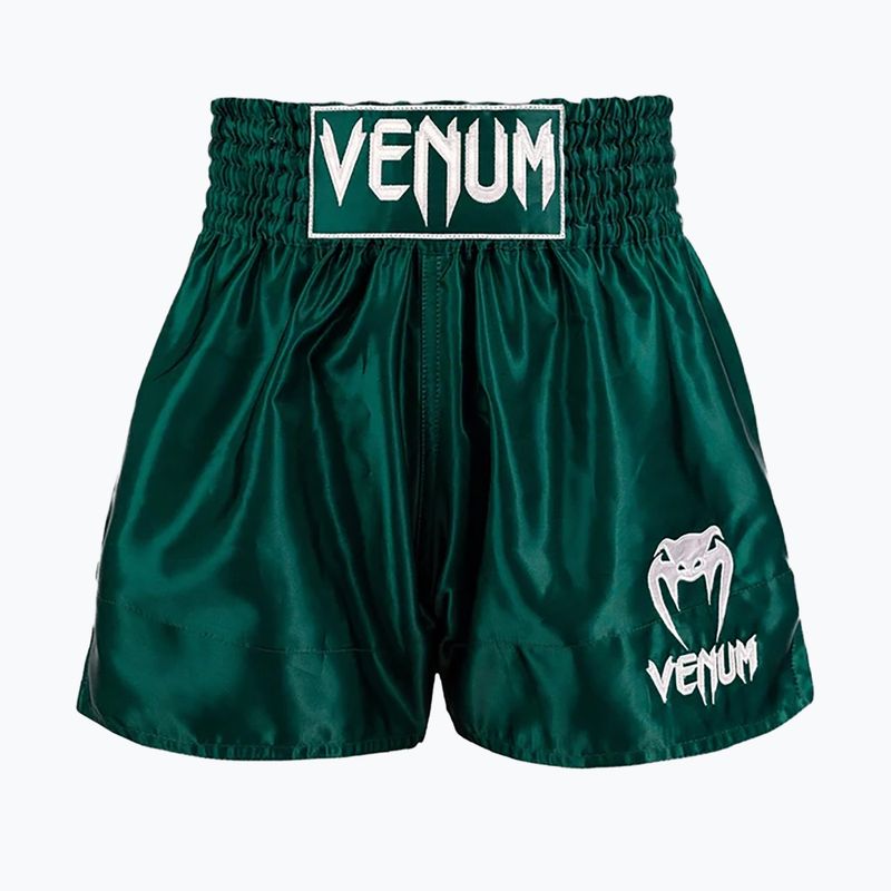 Pánské tréninkové šortky Venum Classic Muay Thai deep forest green