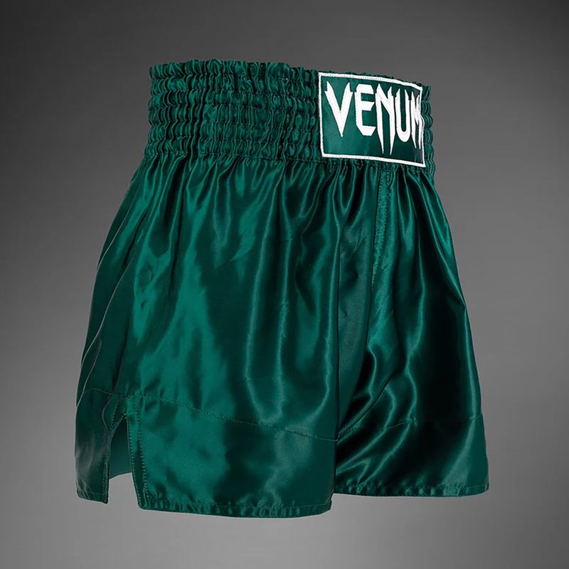 Pánské tréninkové šortky Venum Classic Muay Thai deep forest green 4