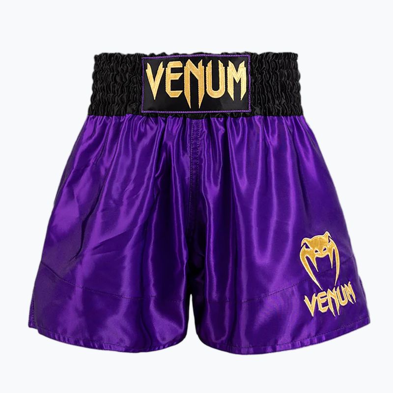 Pánské tréninkové šortky Venum Classic Muay Thai tmavě fialové